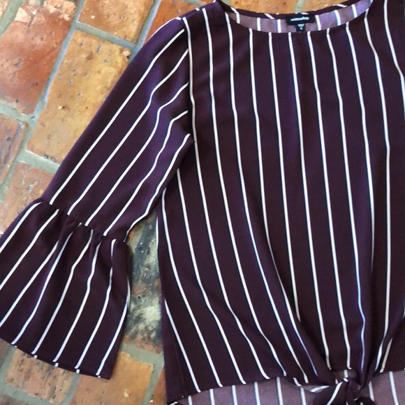 Mittoshop bell sleeve tie waist top szS - Picture 4 of 12